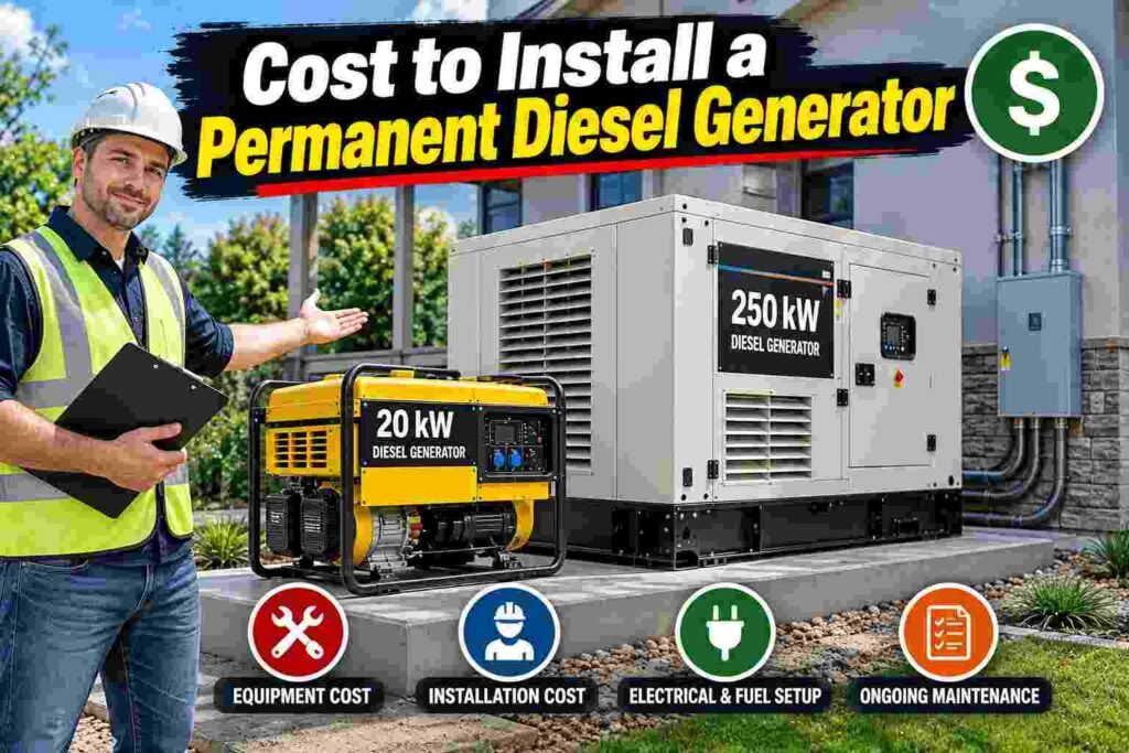 Cost to Install a Permanent Diesel Generator