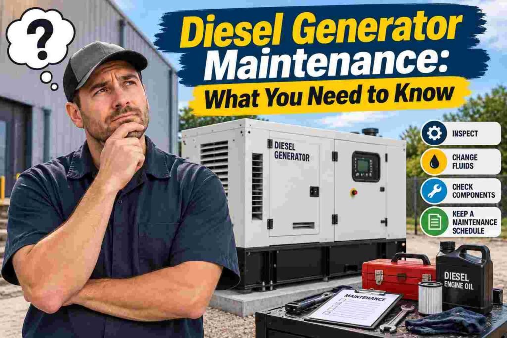 Diesel Generator Maintenance: What You Need to Know