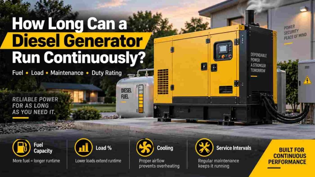 How Long Can a Diesel Generator Run Continuously?