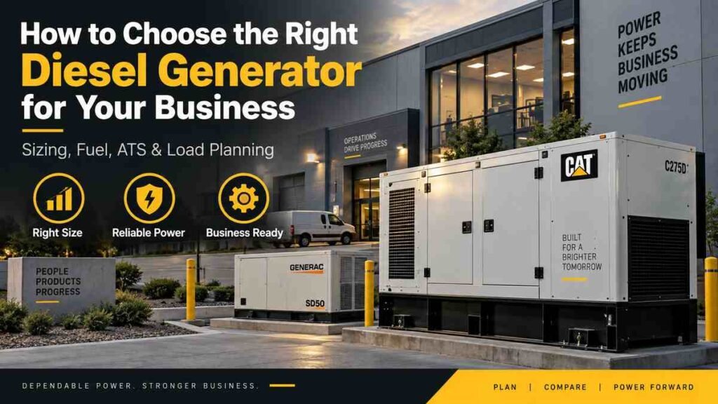 How to Choose the Right Diesel Generator for Your Business