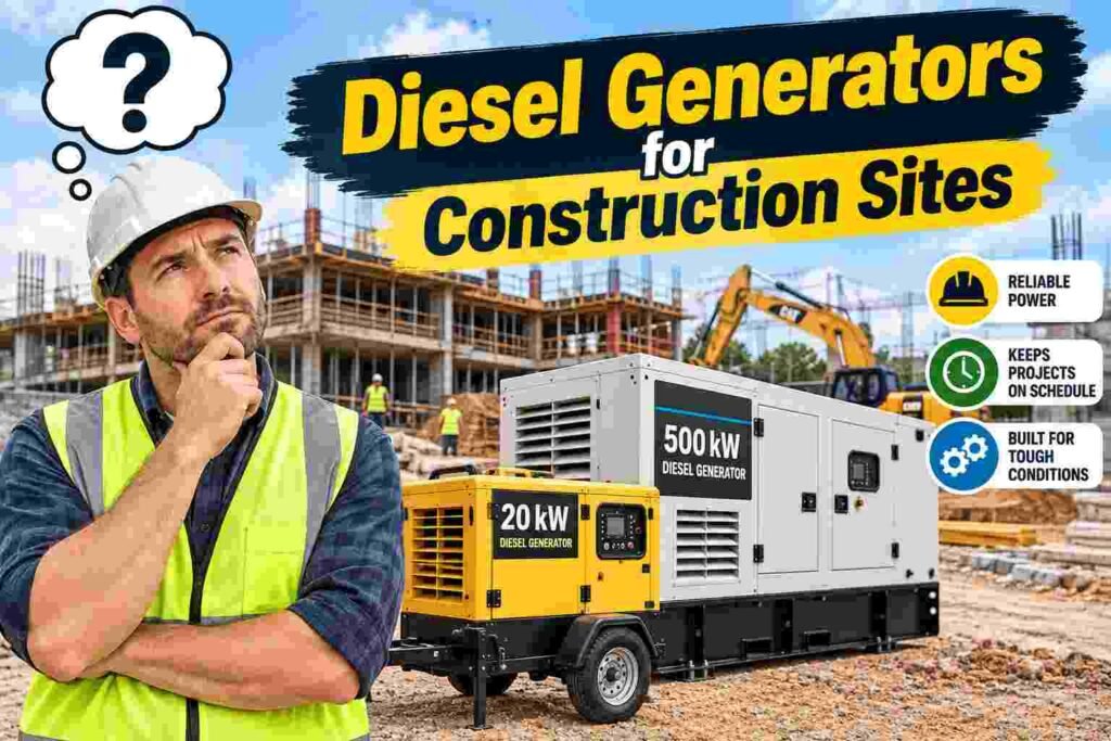 Portable Diesel Generators for Construction Sites