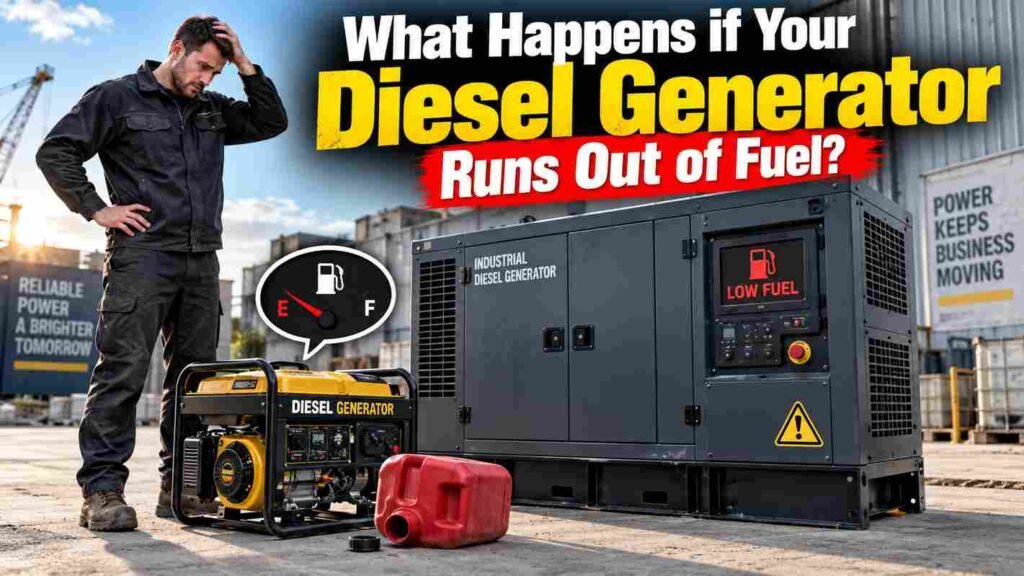 What Happens if Your Diesel Generator Runs Out of Fuel