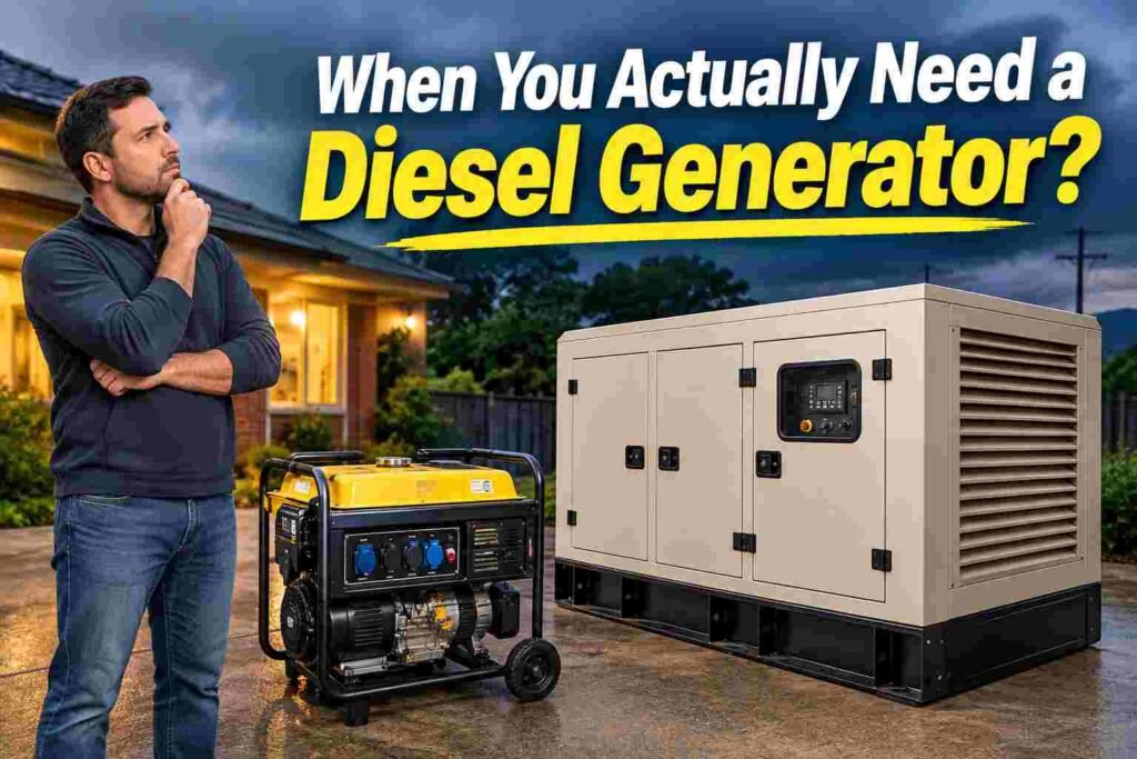 When You Actually Need a Diesel Generator