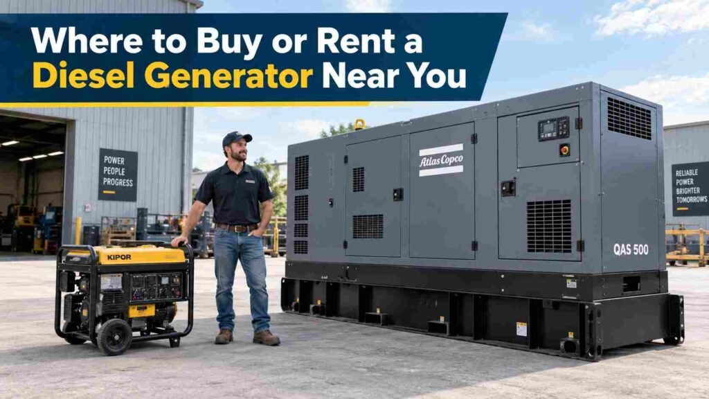 Where to Buy or Rent a Diesel Generator Near You