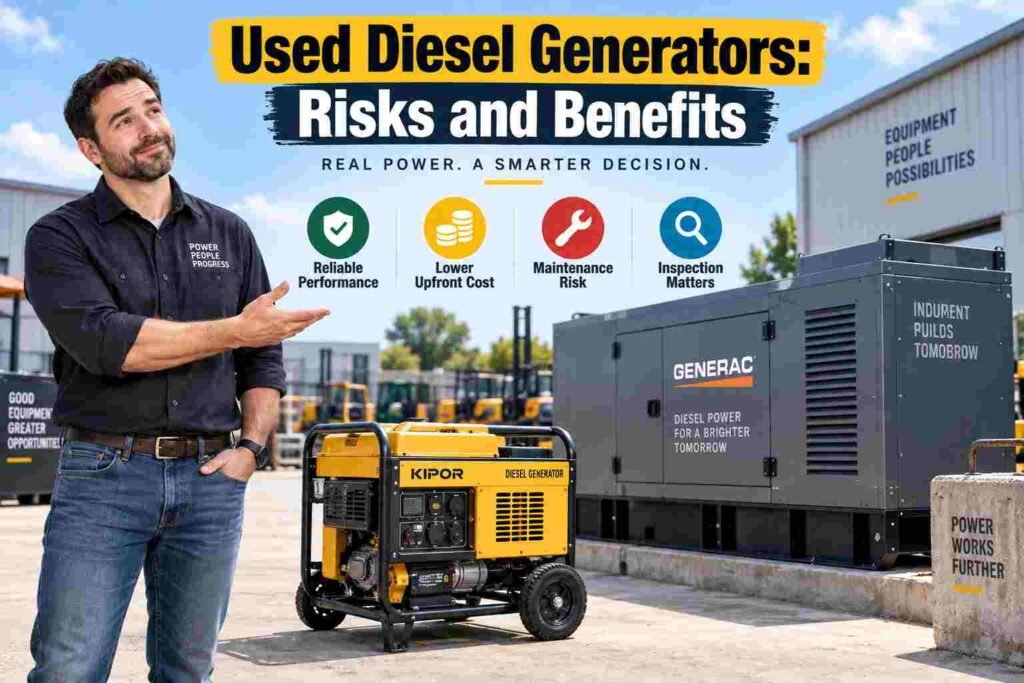 Used Diesel Generators: Risks and Benefits