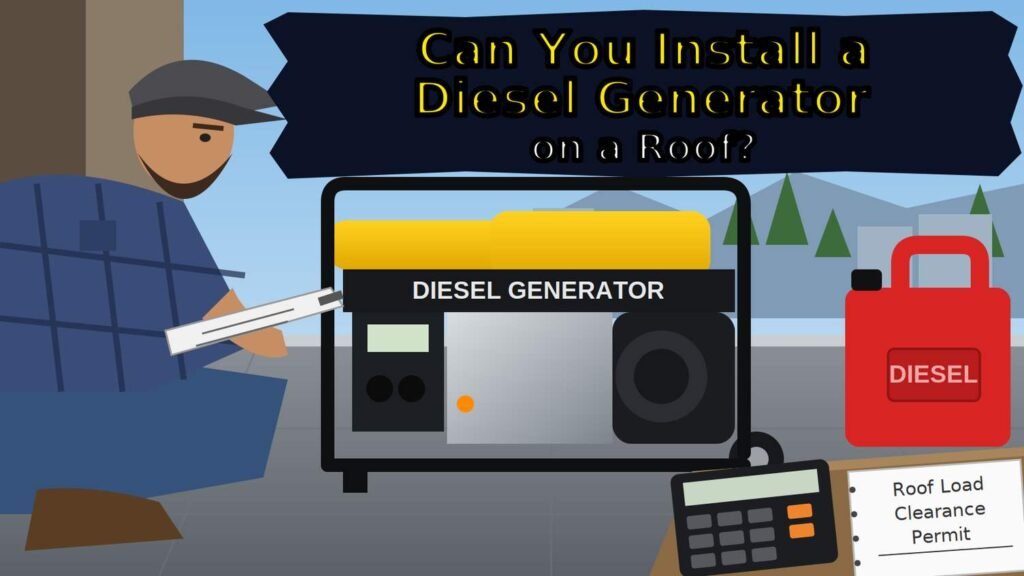 Can You Install a Diesel Generator on a Roof