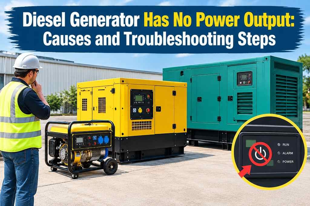 Diesel Generator Has No Power Output: Causes and Troubleshooting Steps