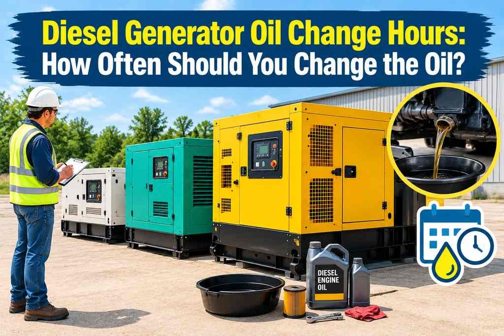 Diesel Generator Oil Change Hours: How Often Should You Change the Oil?