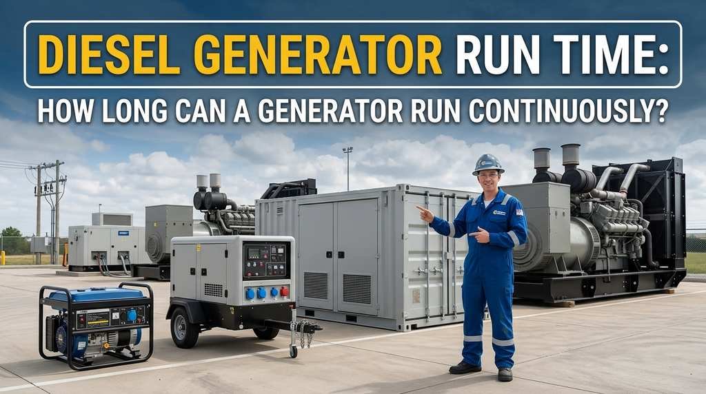 Diesel Generator Run Time: How Long Can a Generator Run Continuously?