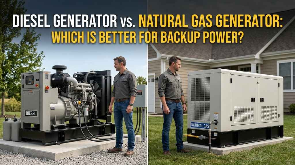 Diesel Generator vs. Natural Gas Generator: Which Is Better for Backup Power?