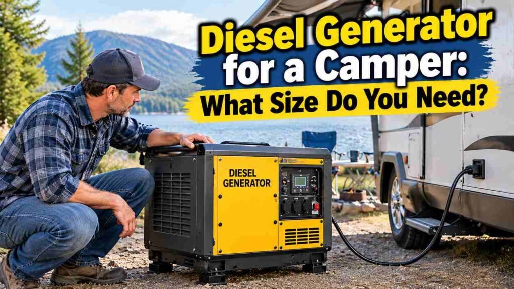 Diesel Generator for a Camper: What Size Do You Need?