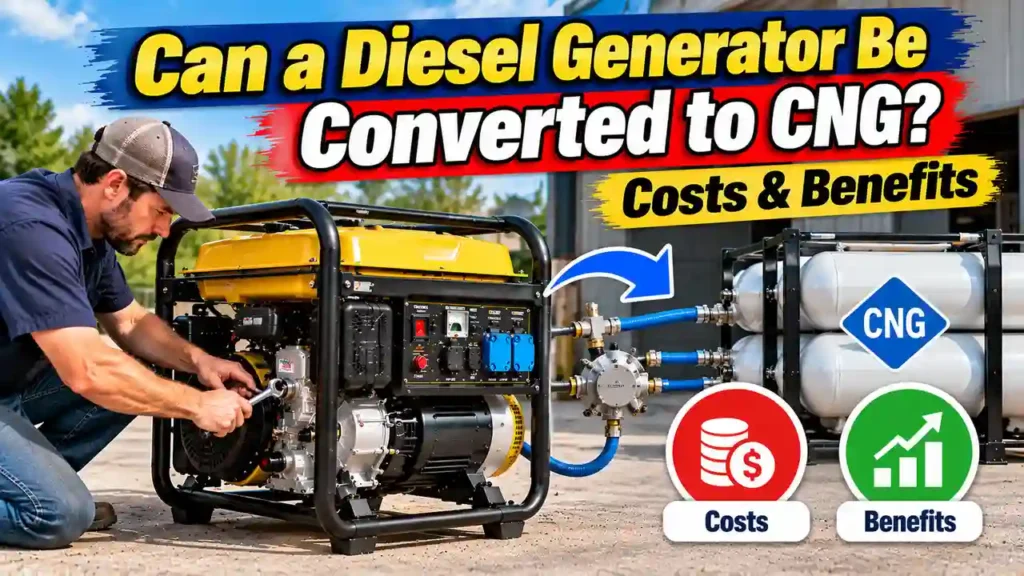 Can a Diesel Generator Be Converted to CNG? Costs & Benefits