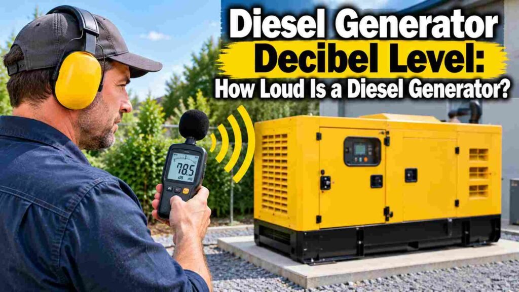 Diesel Generator Decibel Level: