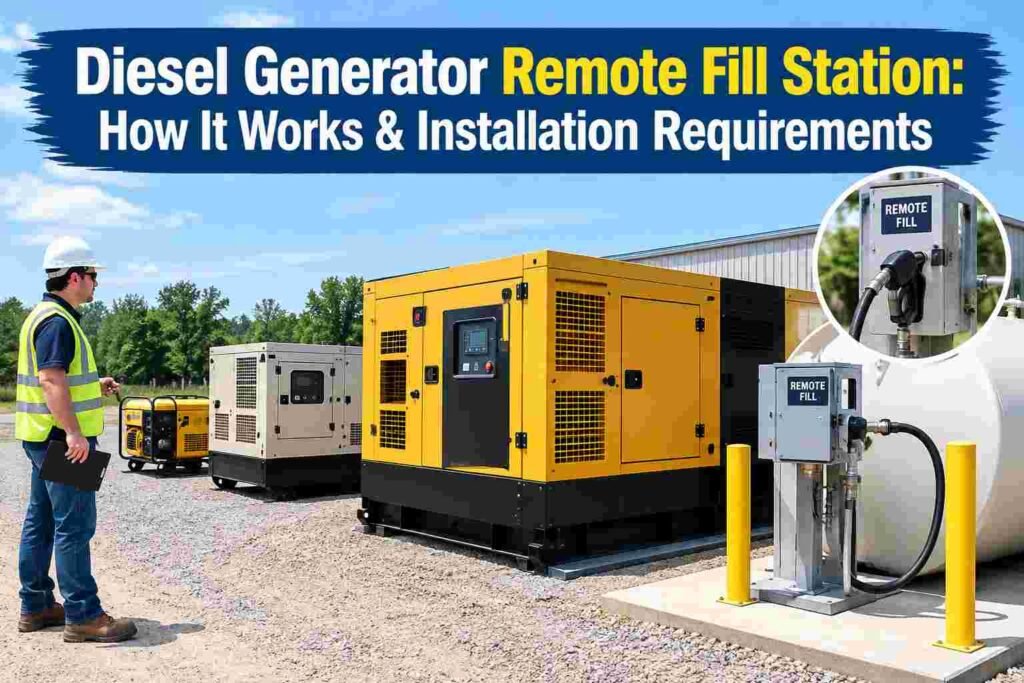 Diesel Generator Remote Fill Station: How It Works & Installation Requirements