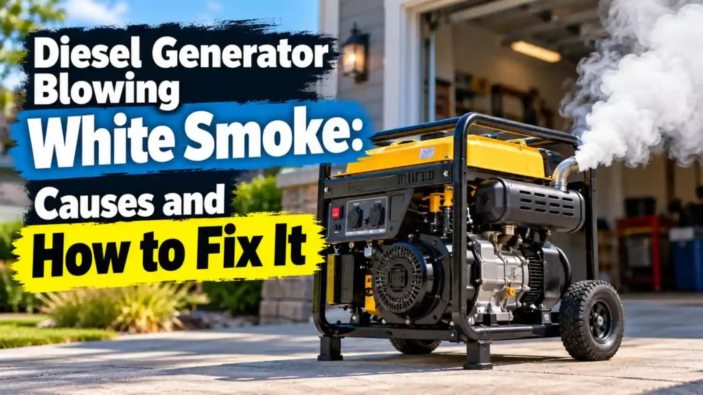 Diesel Generator Blowing White Smoke: Causes and How to Fix It